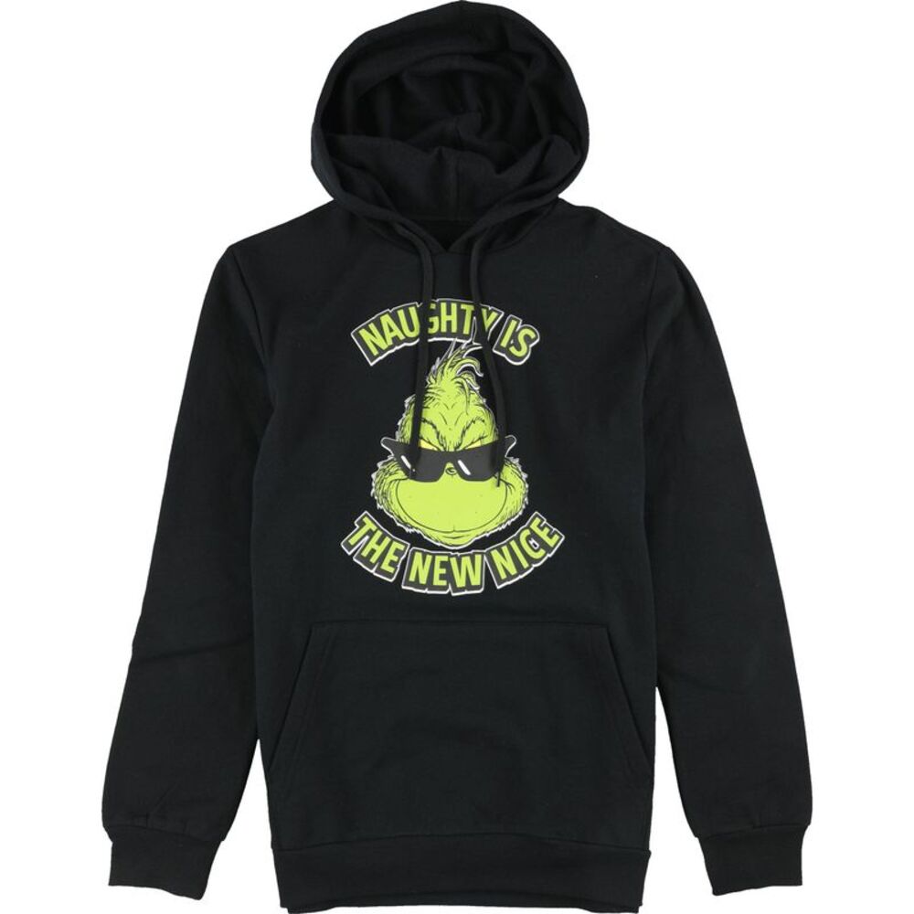 Jem Mens Grinch Naughty Hoodie Sweatshirt, NWT